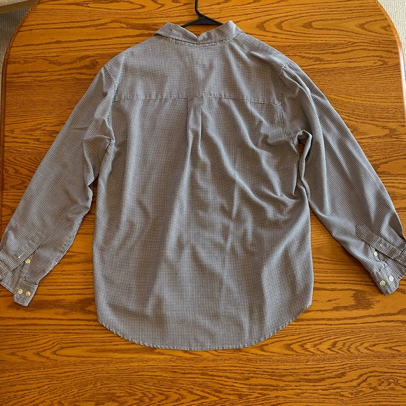 XL blue and white button down - Picture 2 of 4